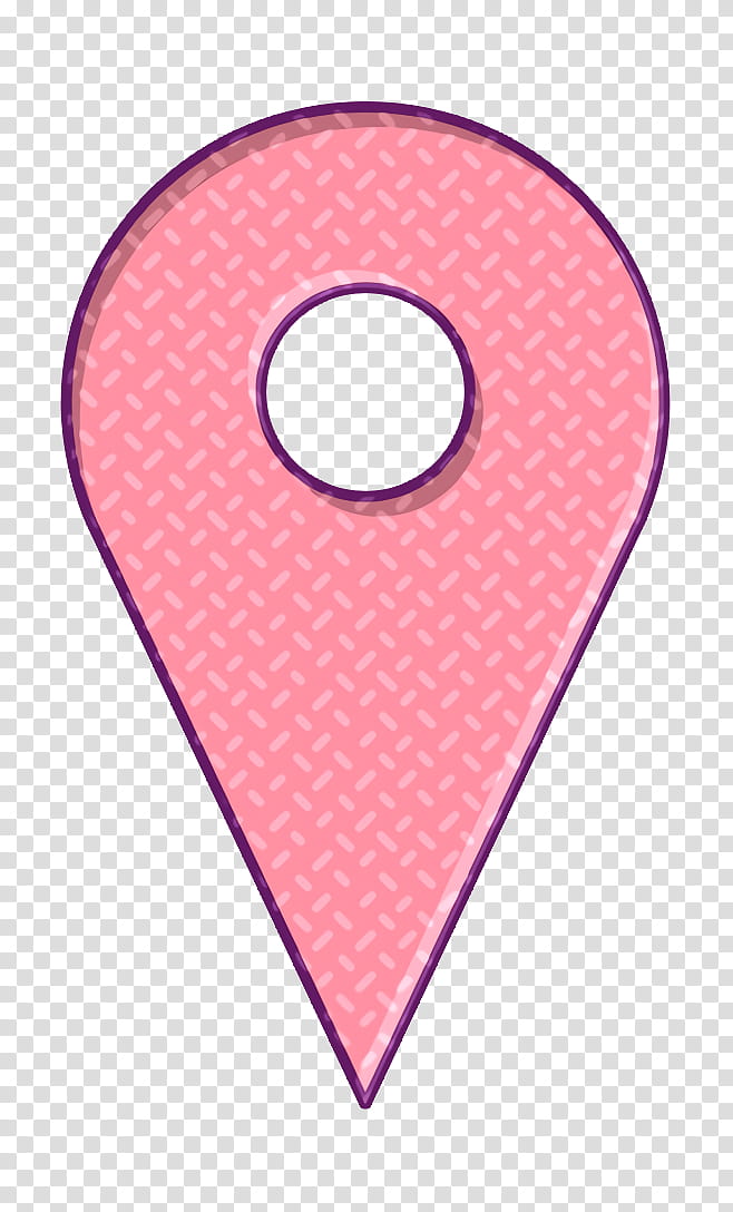 location icon, Pink, Line, Circle, Heart, Symbol transparent background PNG clipart