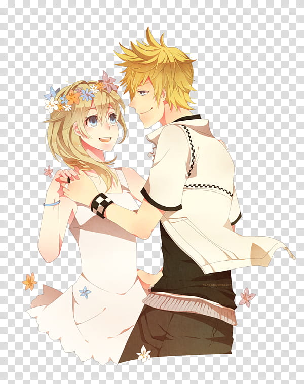 Comm, Roxas x Namine transparent background PNG clipart