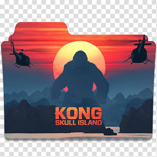 Kong Skull Island Folder Icon, Kong, Skull Island () transparent background PNG clipart