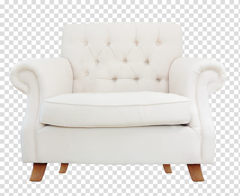 Sofa, tufted white sofa chair transparent background PNG clipart