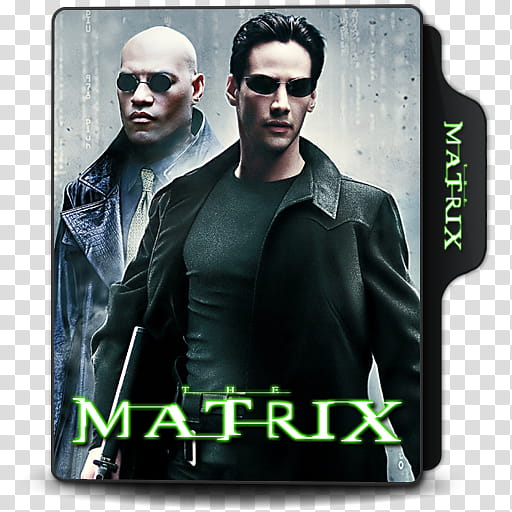 The Matrix  Folder Icons, The Matrix v transparent background PNG clipart