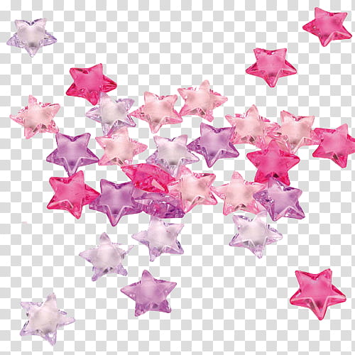Aesthetic, pink star decor transparent background PNG clipart