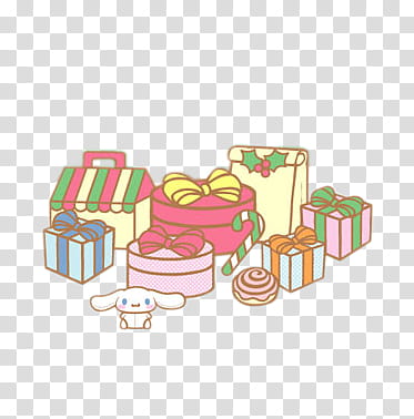 Cute Christmas xp, gift illustrations transparent background PNG clipart