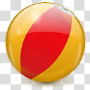 Oxygen Refit, applications-games, yellow and red ball illustration transparent background PNG clipart