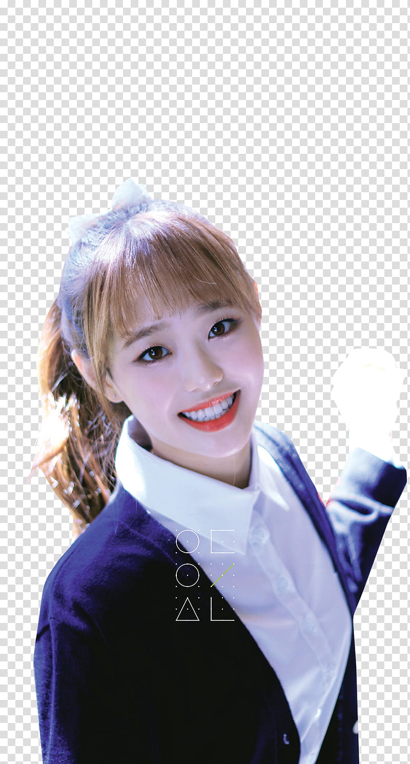 LOONA YYXY, smiling woman wearing black blazer transparent background PNG clipart
