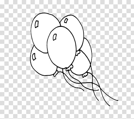 Doodles and Drawing , balloons illustration transparent background PNG clipart