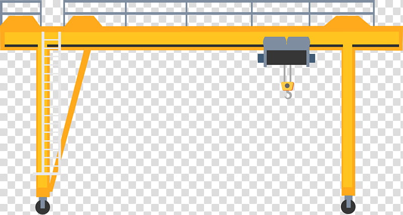 Warehouse, Logistics, Transport, Yellow, Line, Area, Angle, Crane transparent background PNG clipart