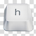 Keyboard Buttons, h computer keyboard key transparent background PNG clipart