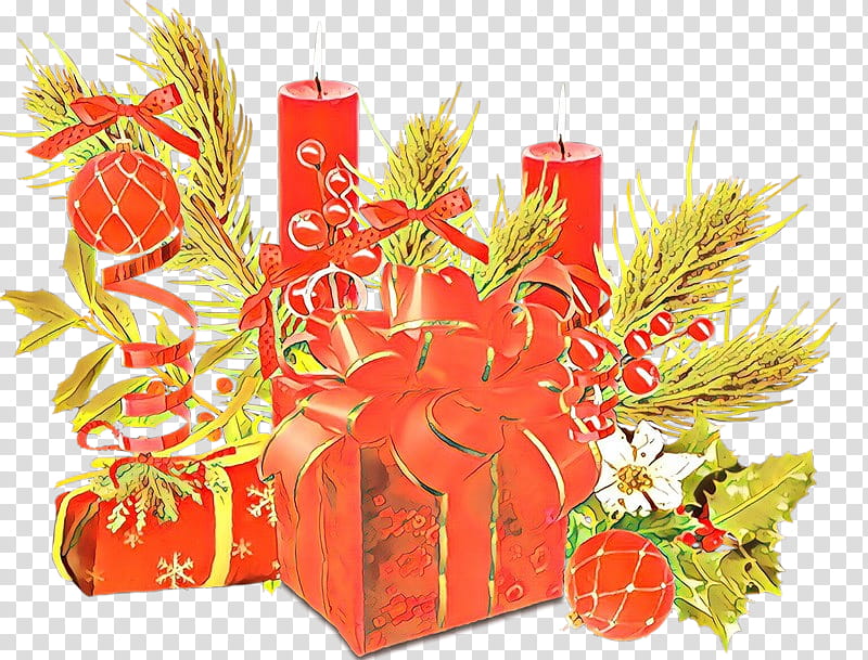 present gift wrapping plant christmas eve hamper transparent background PNG clipart