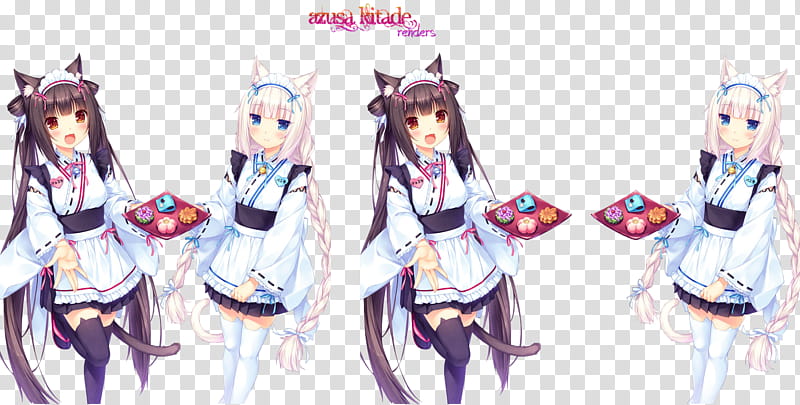 Chocola and Vanilla render Sayori, Chocola anime characters transparent background PNG clipart