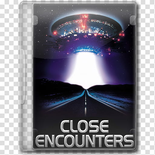 the BIG Movie Icon Collection C, Close Encounters of the Third Kind, Close Encounters DVD case transparent background PNG clipart