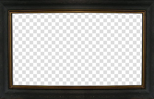wood Frame, black frame transparent background PNG clipart