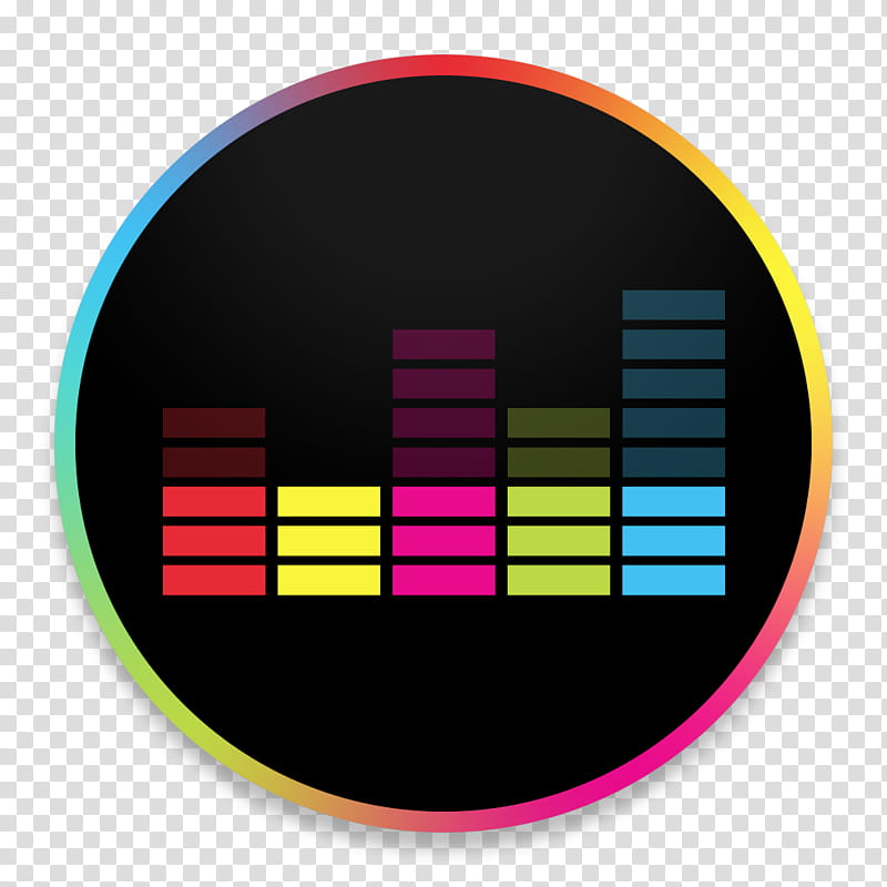 OS X Yosemite Deezer, music equalizer illustration transparent background PNG clipart