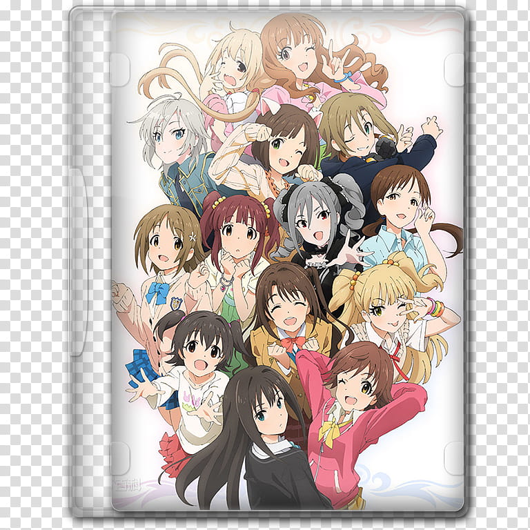 Anime  Winter Season Icon , THE iDOLM@STER; Cinderella Girls, anime characters DVD case transparent background PNG clipart