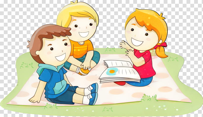 Childrens Day, , Happiness, Royaltyfree, Book, Man, Cartoon, Sharing transparent background PNG clipart
