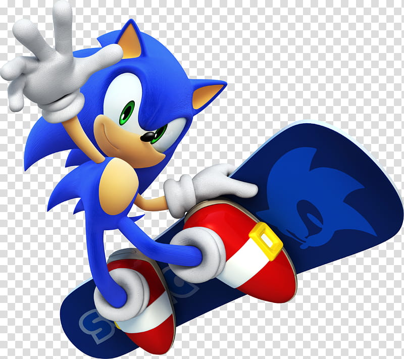 Sonic the Hedgehog Snowboard  Winter Games, Sonic The Hedge Hog transparent background PNG clipart