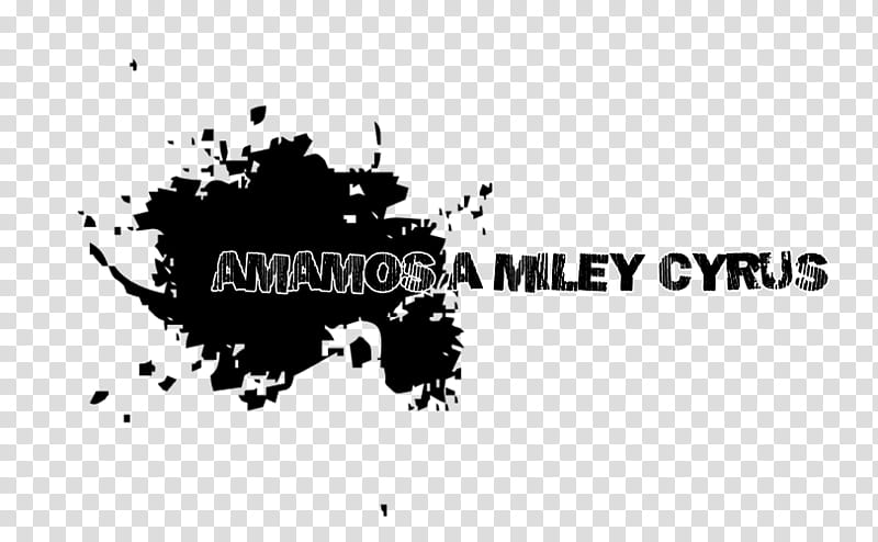 Texto Amamos A Miley Cyrus transparent background PNG clipart