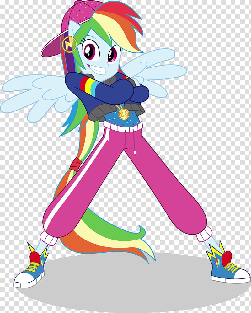 Dance Magic Rainbow Dash, My Little Pony character transparent background PNG clipart