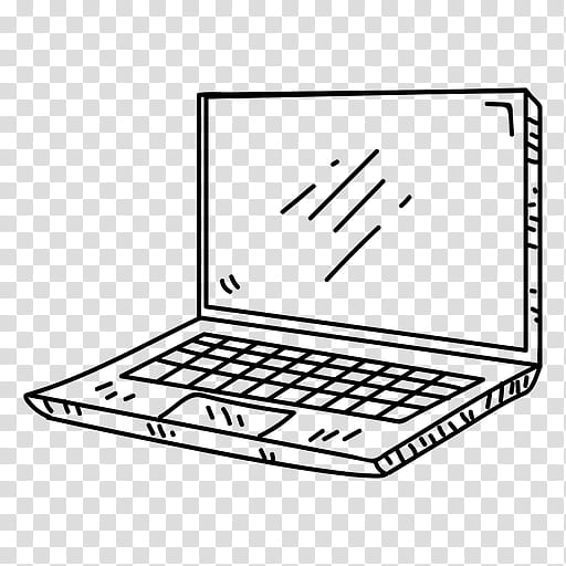 Laptop, Drawing, Computer, Computer Monitors, Line Art, Technology transparent background PNG clipart