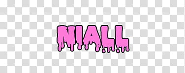 Drippy Texts S, pink Niall drapery text transparent background PNG clipart