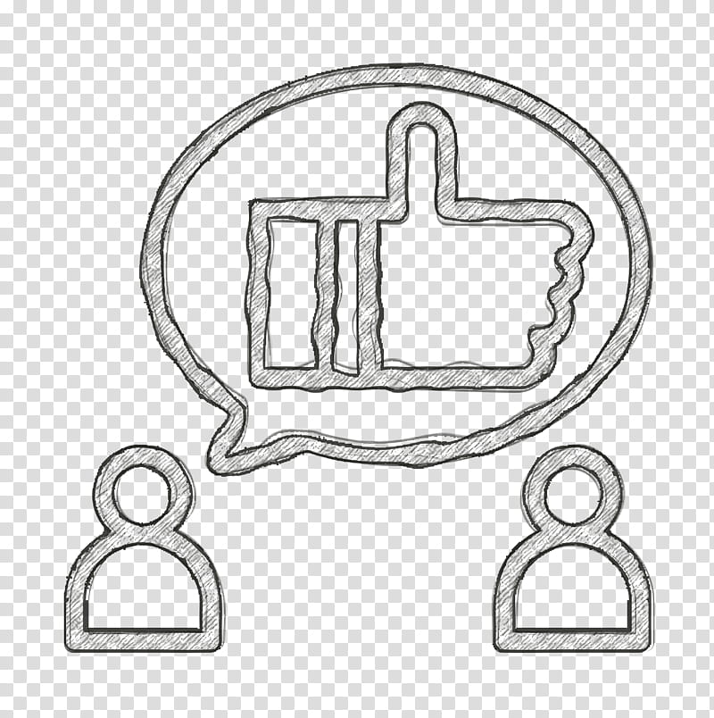 Recommendation icon Marketing Management icon Good icon, Line Art transparent background PNG clipart
