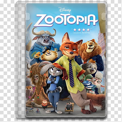 Movie Icon Mega , Zootopia, Zootopia DVD case transparent background PNG clipart