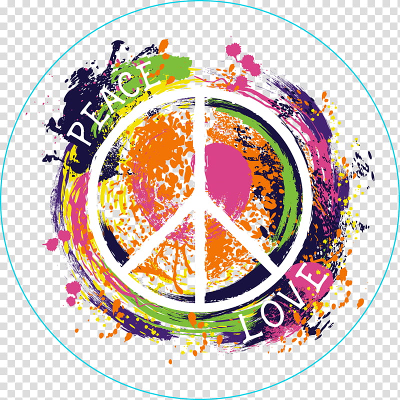 Peace symbols Hippie Art, Cyrus transparent background PNG clipart