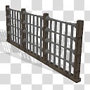 Spore Building Net fence , brown and gray wooden fence transparent background PNG clipart
