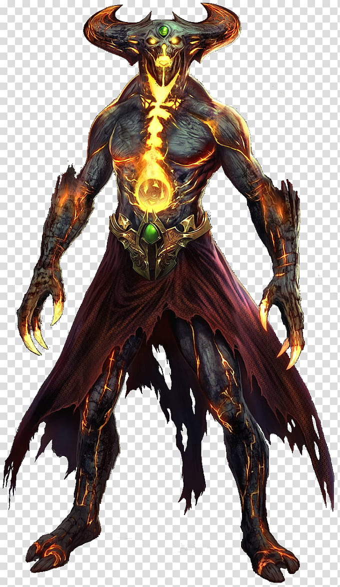 Corrupted Shinnok Concept Art Render transparent background PNG clipart