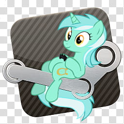 All icons in mac and ico PC formats, games, steamlyra, green My Little Pony transparent background PNG clipart
