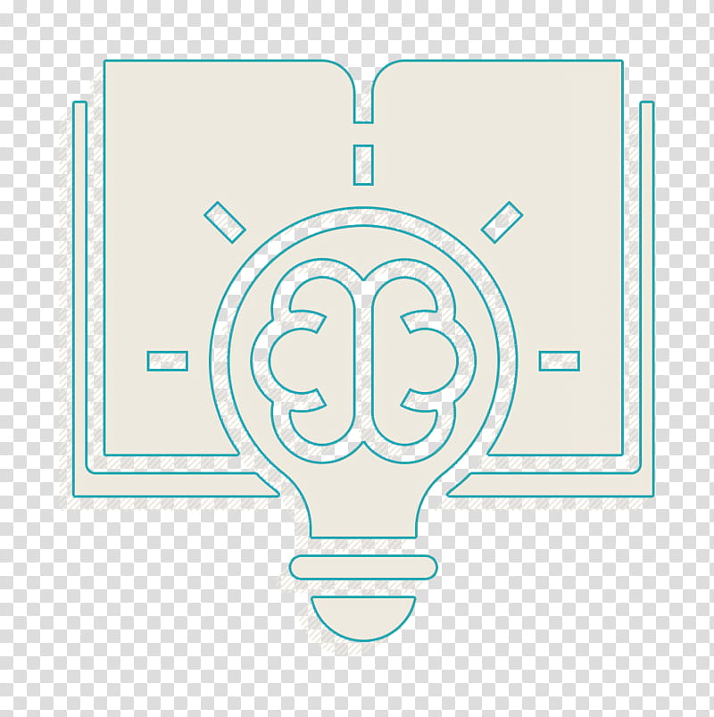 Brain icon Creative icon Book and Learning icon, Text, Logo, Symbol, Emblem transparent background PNG clipart
