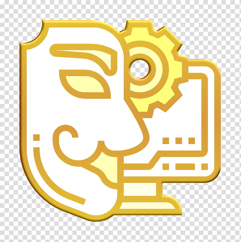 Hacker icon Anonymous icon Programming icon, Yellow, Symbol, Logo transparent background PNG clipart