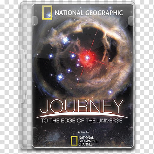 Movie Icon , Journey to the Edge of the Universe, National Geographic Journey DVD case transparent background PNG clipart