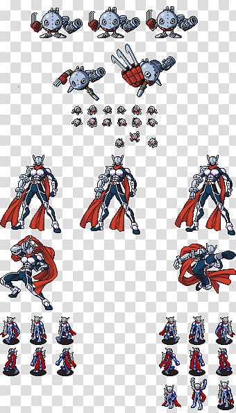 Recolour MetalMamemon Justimon, blue and red fictional character collage transparent background PNG clipart