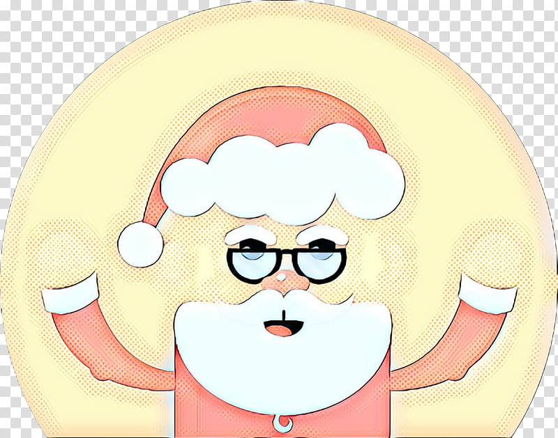Santa Claus Drawing, Pop Art, Retro, Vintage, Christmas Day, Eye, Beard, Animation transparent background PNG clipart