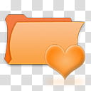 Orangeade Icons, Folder-Favourites transparent background PNG clipart