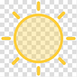 Stylish Weather Icons, sun.rays.medium transparent background PNG clipart