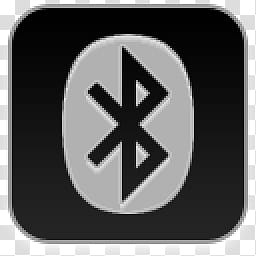 Albook extended dark , black and gray Bluetooth icon transparent background PNG clipart