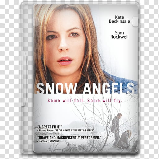 Movie Icon , Snow Angels, Snow Angels some will fall some will fly DVD case transparent background PNG clipart