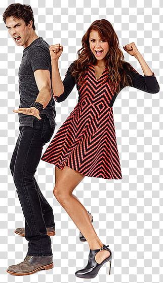 TVD Comic Con Ian and Nina transparent background PNG clipart