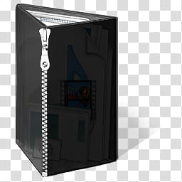 Black Vista, black computer zip file icon transparent background PNG clipart