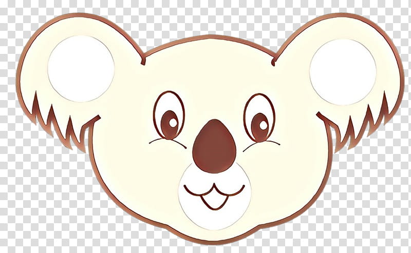 Mouth, Cartoon, Koala, Drawing, Cuteness, Australian Wildlife, Line Art, Head transparent background PNG clipart