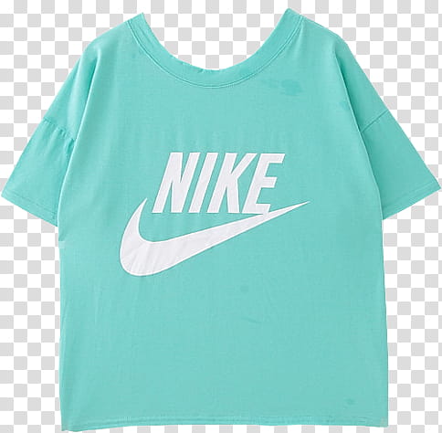 Aesthetic Teal And White Nike T Shirt Transparent Background Png Clipart Hiclipart - aesthetic roblox t shirts roses free transparent clipart