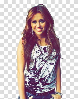 Miley Cyrus 3 transparent background PNG clipart thumbnail