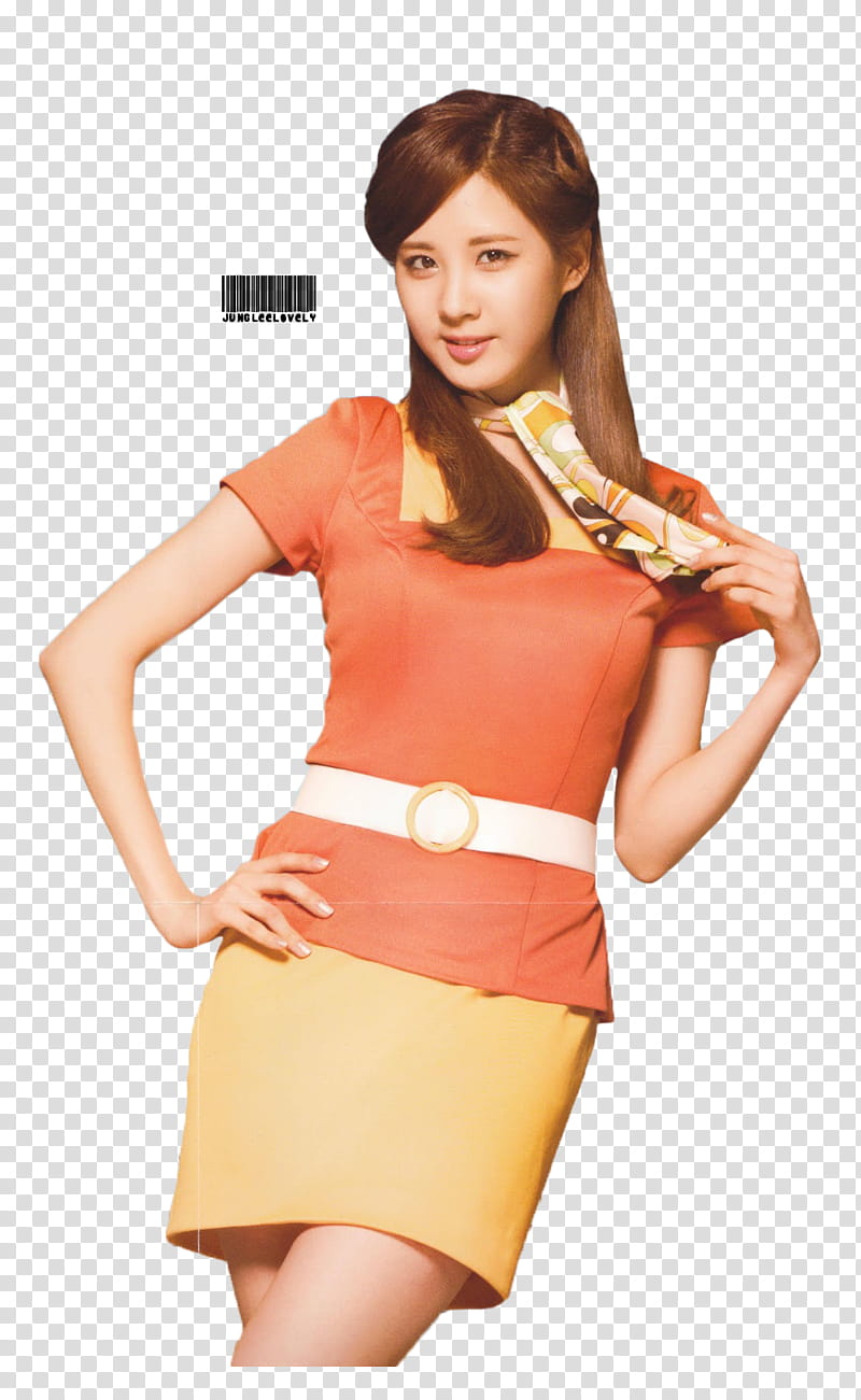 Seohyun girls and peace transparent background PNG clipart