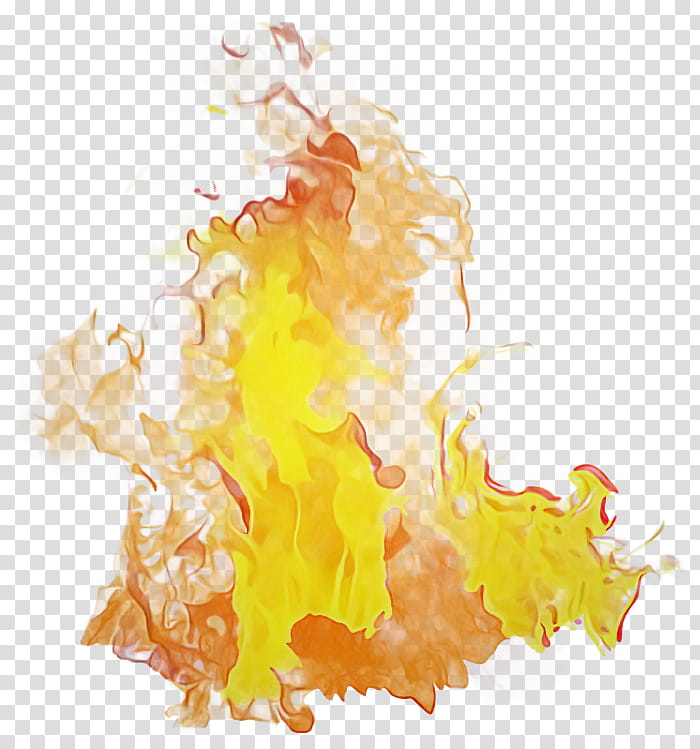Watercolor Drawing, Flame, Fire, Editing, Yellow, Watercolor Paint transparent background PNG clipart