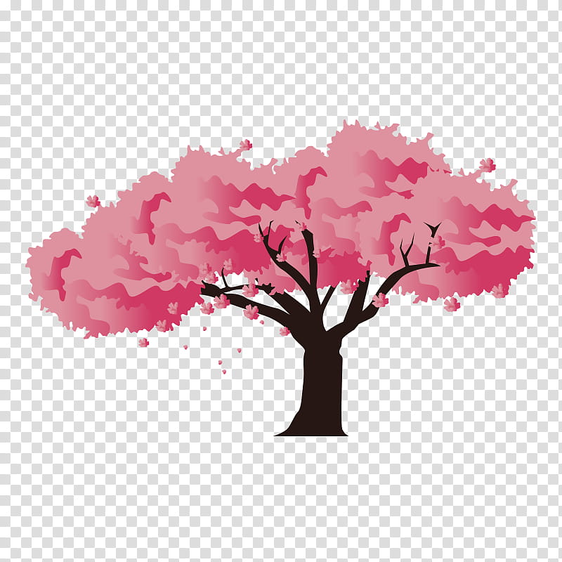 Cherry Blossom Tree Drawing - How To Draw A Cherry Blossom Tree Step By Step