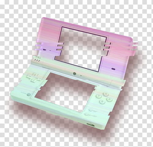 watchers, teal and pink portable gaming console skin transparent background PNG clipart