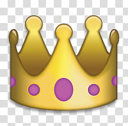 Emoji, crown emoji transparent background PNG clipart