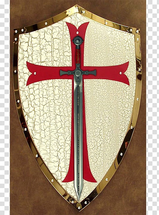 Christian Cross, Crusades, Middle Ages, Knight, Shield, Knights Templar, Armour, Symbol transparent background PNG clipart
